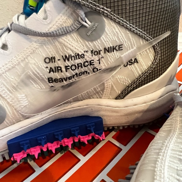 Off White Nike Air Force 1 Mid 11 - Picture 9 of 10